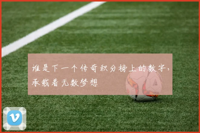 谁是下一个传奇积分榜上的数字，承载着无数梦想